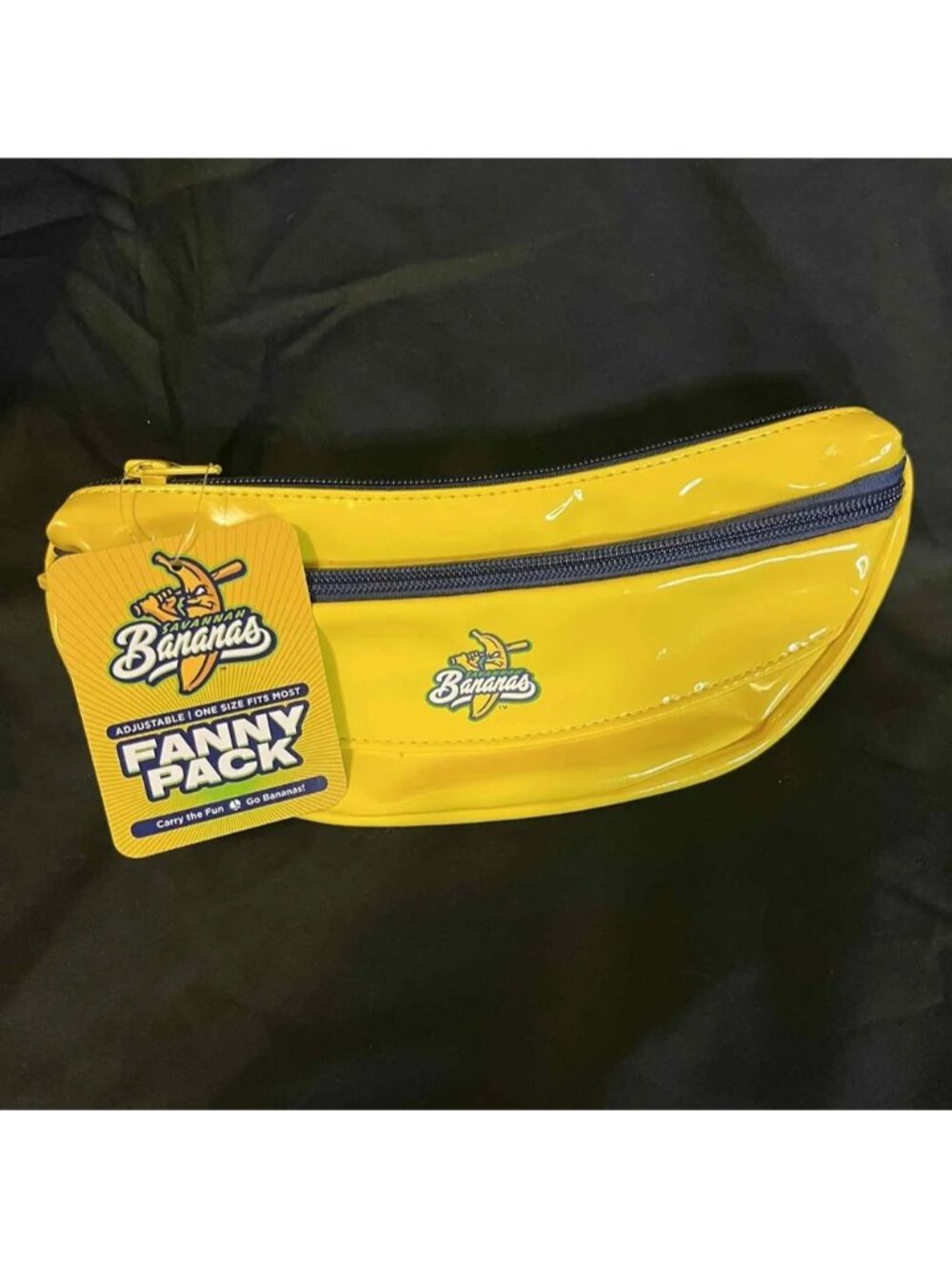 Savannah Bananas Fanny Pack Adjustable One Size Fits Most Yellow